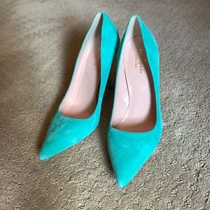 Kate Spade Tiffany Blue Pointed-Toe Heels